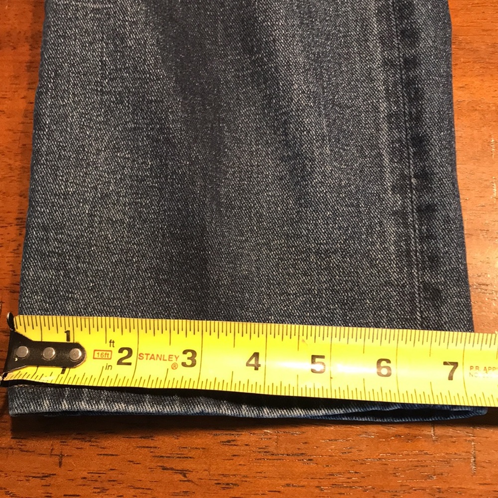 EXPRESS Straight Ankle High Rise Jeans - Picture 12 of 13